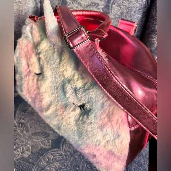 Kids Weekender tote, pink metallic Unicorn - Picture 3 of 14